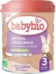 Babybio Optima 3 Toddler organic baby milk 800 g