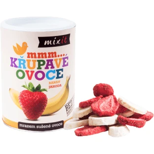 Mixit Crunchy Fruit Mix Plátano Fresa Plátano 80 g