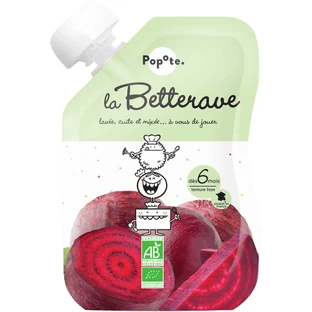 Popote Remolacha roja ecológica cápsula 120 g