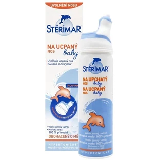 Sterimar baby Para la congestión nasal - micropulverizador nasal de agua de mar para bebés a partir de 3 meses, 50 ml