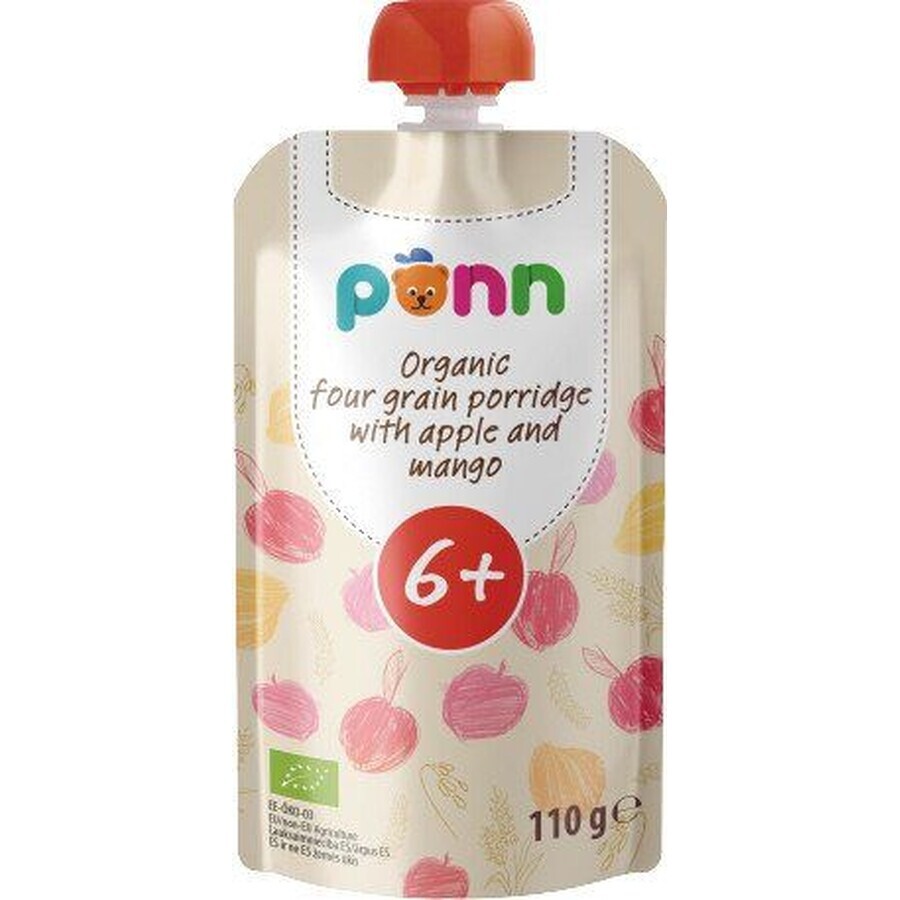Salvest Ponn Bio-Brei mit Mango und Apfel 110 g