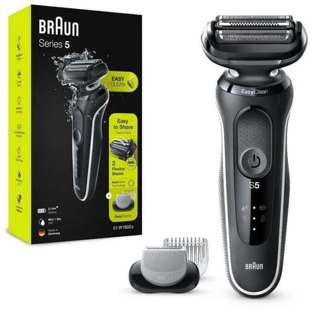 Braun Series 5 51-W1600s, Afeitadora eléctrica blanca