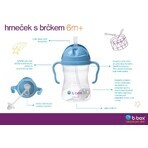 B. box Strohbecher - jadegrün 240 ml