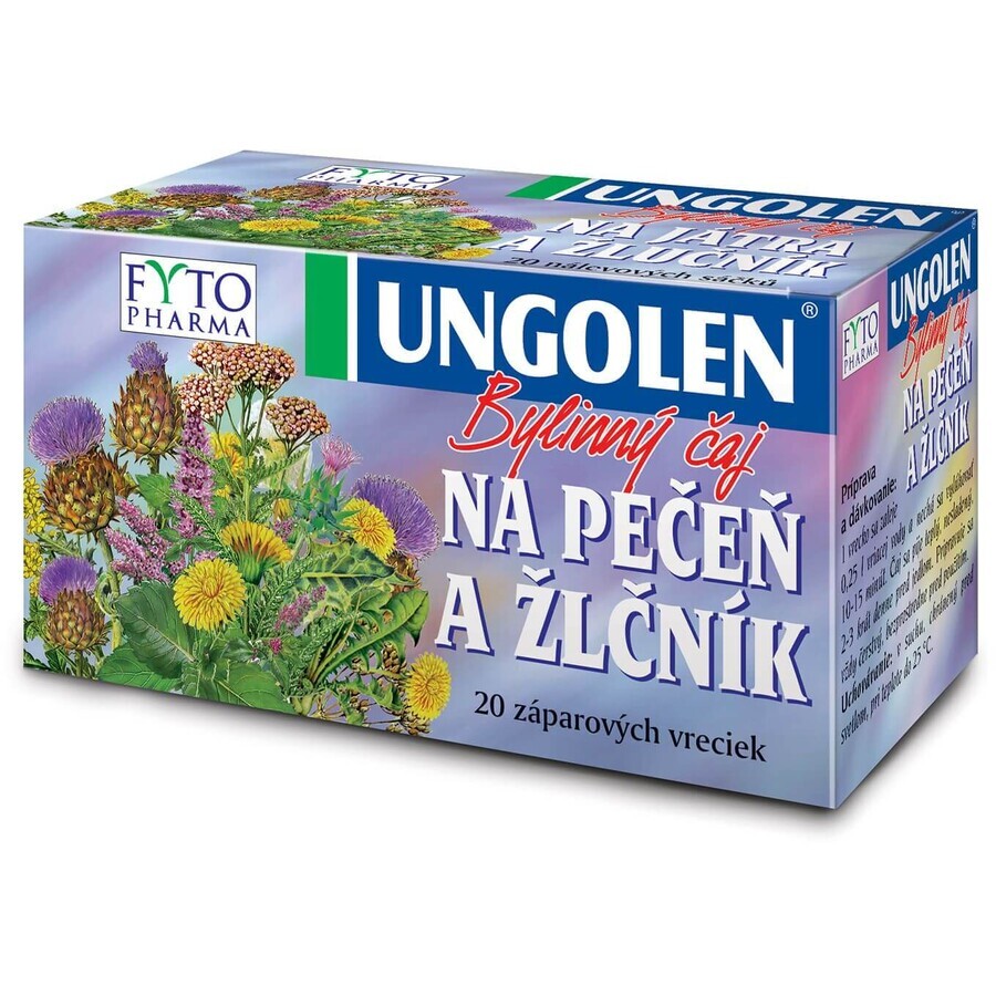 Fyto Pharma Unlogen Tisane pour le foie et la vésicule biliaire 20 x 1,5 g