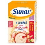 Sunar Gachas con 8 cereales fresas, plátano XXL 340 g Sunar Gachas con 8 cereales fresas, plátano XXL 340 g