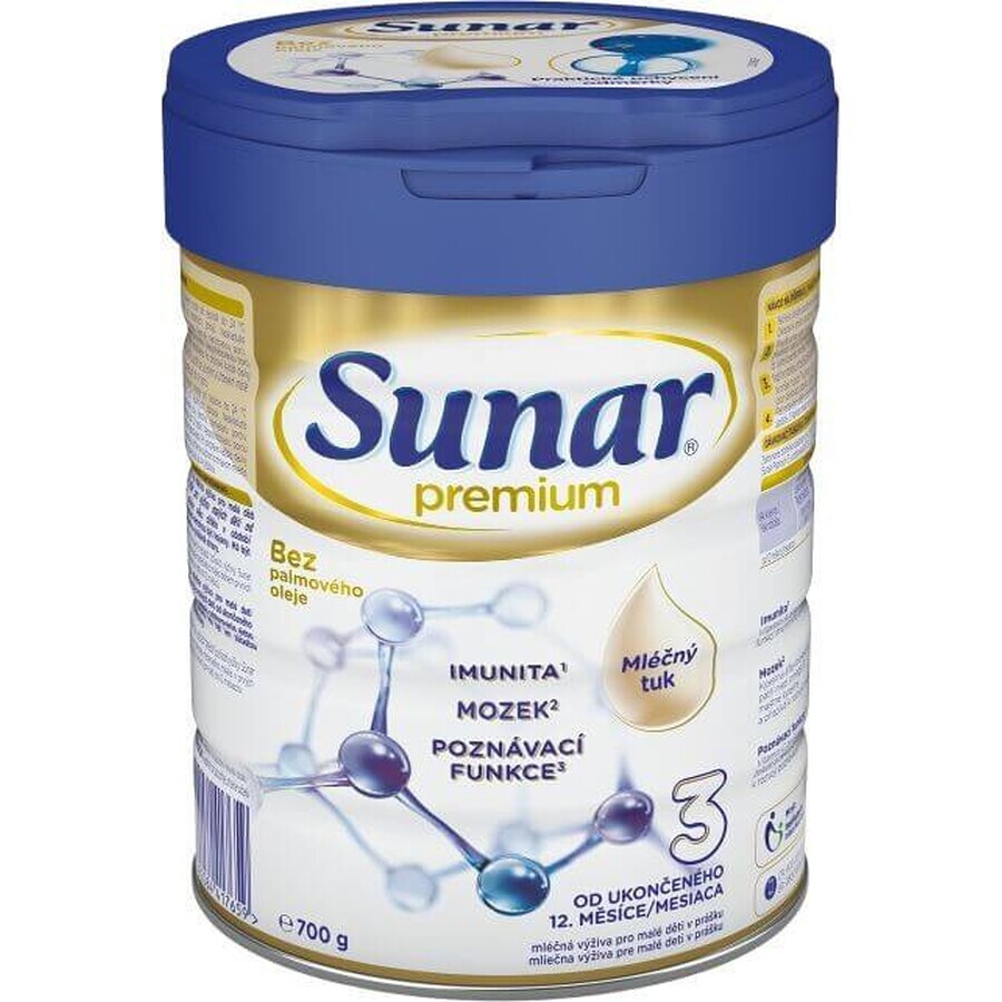 Leche infantil Sunar Premium 3 700 g