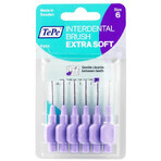 TePe Extra weiche Interdentalbürsten hellviolett 1,1 mm 6 Stück