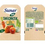 Sunar Bolsa de fruta ecológica de mango mixto, zanahoria, albaricoque e hinojo 100 g Sunar Bolsa de fruta ecológica de mango mixto, zanahoria, albaricoque e hinojo 100 g