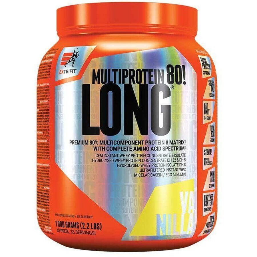Extrifit Long 80 Vanilla multi-protein 1000 g