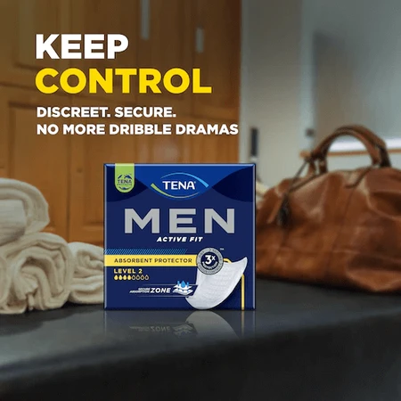 Tena Men Level 2 compresas para la incontinencia masculina 20 unidades