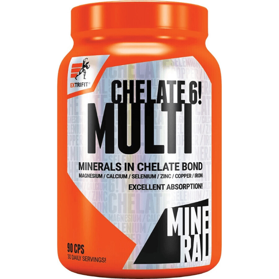 Extrifit Multi Mineral Chelate 6!, 90 capsules