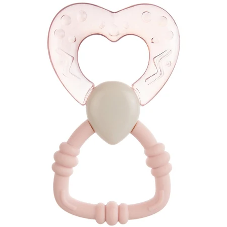 Mordedor refrescante Canpol bebé con sonajero varita mágica - rosa