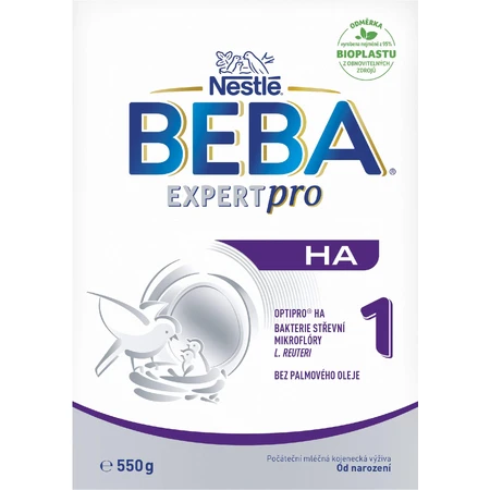 Nestlé Beba Expertpro HA 1, préparation pour nourrissons, dès la naissance, 550 g