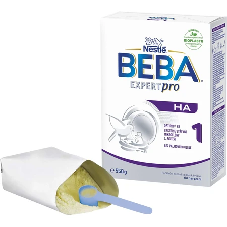 Nestlé Beba Expertpro HA 1, préparation pour nourrissons, dès la naissance, 550 g