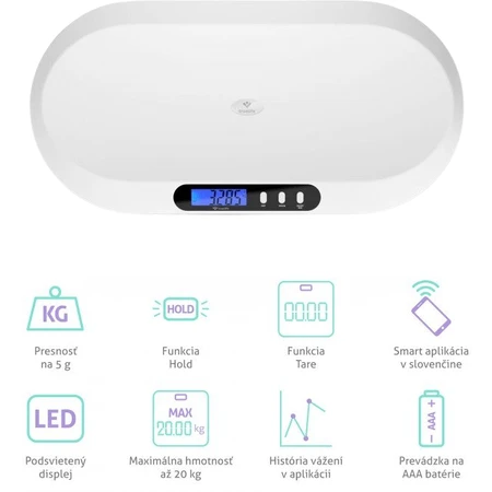 TrueLife BabyScale B5 BT Wise Säuglingswaage