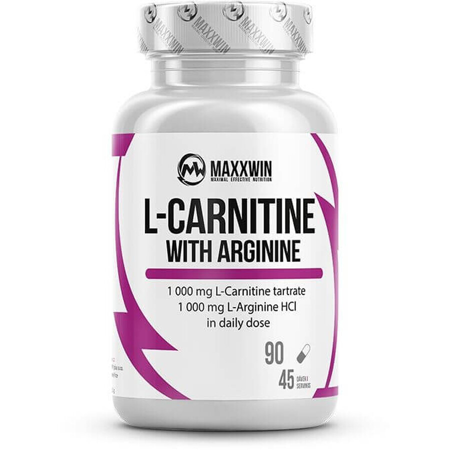 Maxxwin L-carnitine arginine 90 gélules