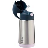 B. Box Trinkthermoskanne mit indigo/rosa Strohhalm 350 ml