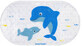 Canpol baby&#39;s Antislip badmat LOVE&amp;SEA blauw, 1 st