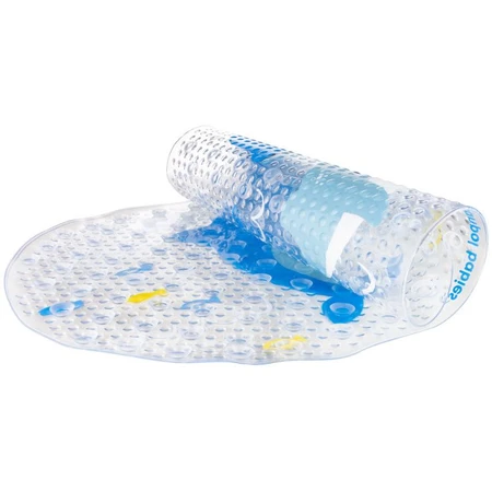 Canpol baby's Antislip badmat LOVE&SEA blauw, 1 st