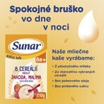 Sunar milk porridge with 8 cereals strawberries, raspberries 210 g