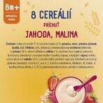 Terci de lapte Sunar cu 8 cereale căpșuni, zmeură 210 g Terci de lapte Sunar cu 8 cereale căpșuni, zmeură 210 g