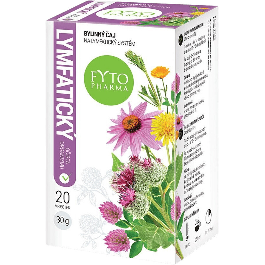 Fyto Pharma Kruidenthee voor het lymfestelsel 20 x 1,5 g