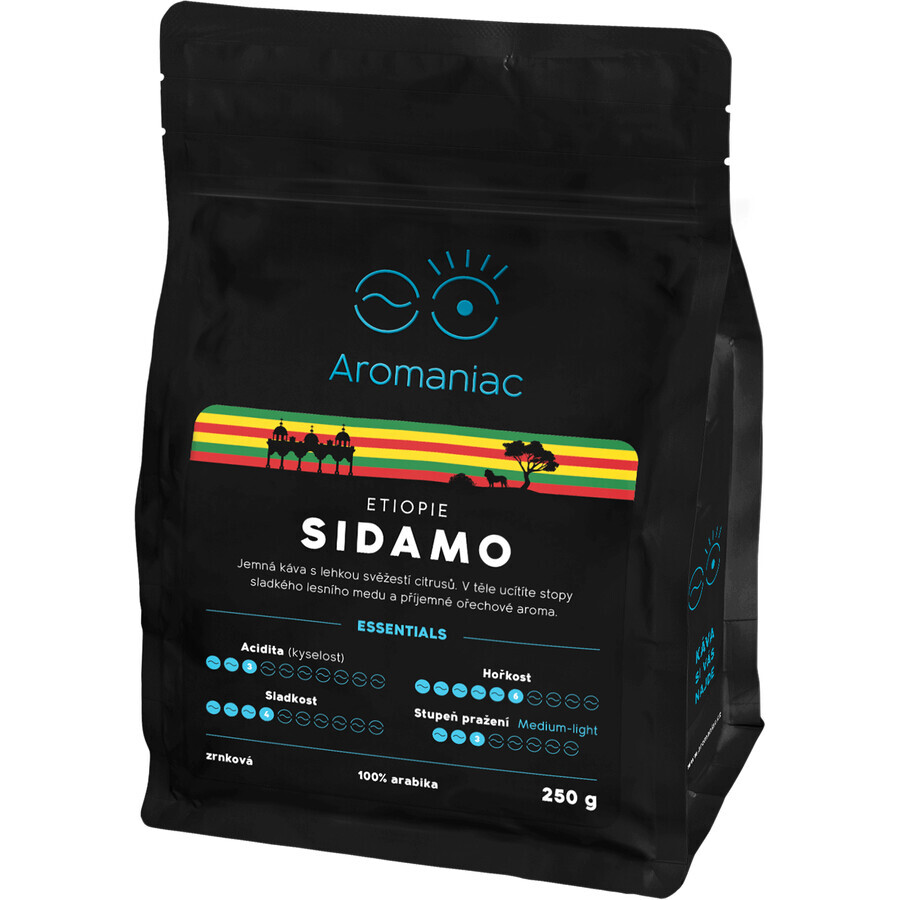 Aromaniac Ethiopië Sidamo, koffiebonen 250 g