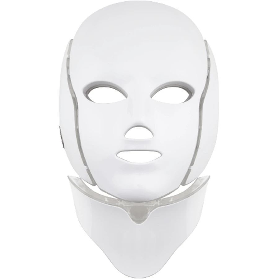 Palsar7 Mascarilla de tratamiento para cara y cuello con LED blanco