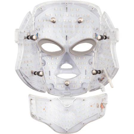 Palsar7 Mascarilla de tratamiento para cara y cuello con LED blanco
