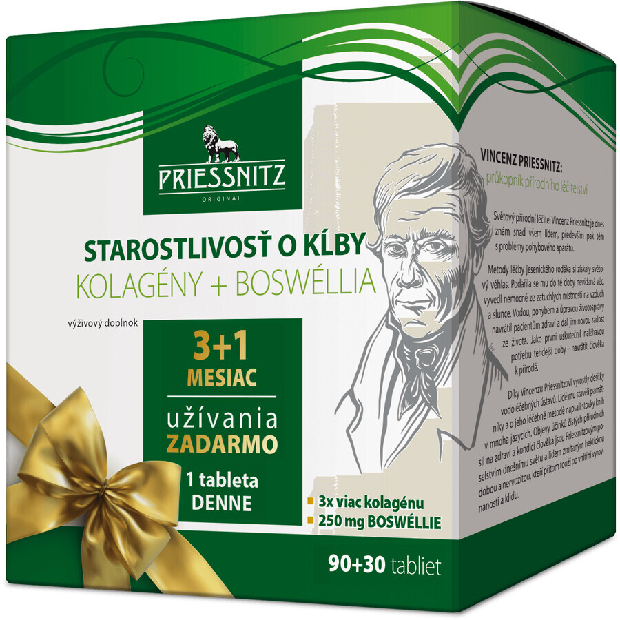 Priessnitz Gewrichtsverzorging Collageen + Boswellia 120 tabletten