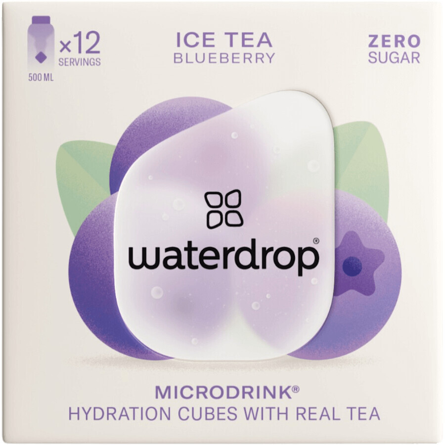 Waterdrop Ice Tea Blueberry 12 capsules