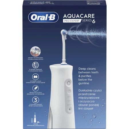 Oral-B Aquacare 6 Pro Expert Monddouche
