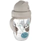 Canpol bebé Vaso sin pajita 6m+ Animales exóticos gris 270 ml