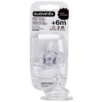 Suavinex Înlocuire suzetă anatomică silicon S2/M 2 buc