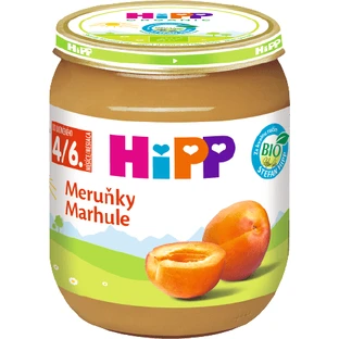 HiPP ORGAN ORGANIC abrikoos, 125 g