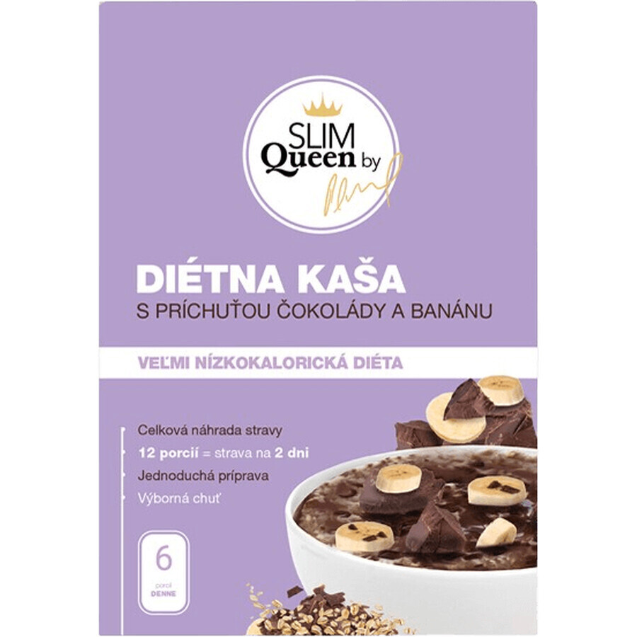 SLIM Queen Dieetpap, chocolade-banaan 396 g