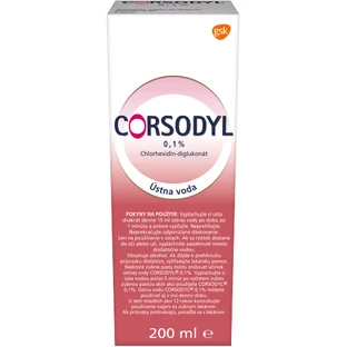 Corsodyl mouthwash 200 ml