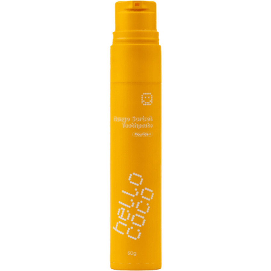 hello coco Toothpaste, Mango sorbet 60 g