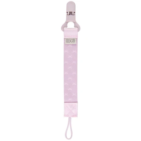 LOVI Baby Shower Soother Lint met clip, meisje