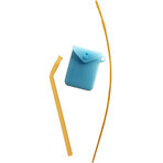 B. Travel box silicone straw