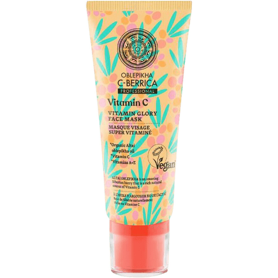 Oblepikha C-Berrica Face mask with vitamins - vitamin C and sea buckthorn 100 ml