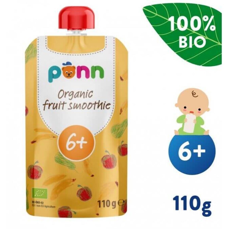 Salvest Põnn Biologische Fruit smoothie met ananas 110 g