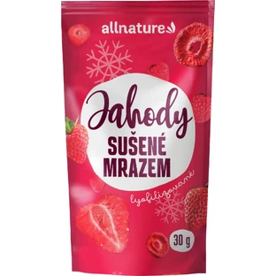 Allnature freeze-dried strawberries 30 g