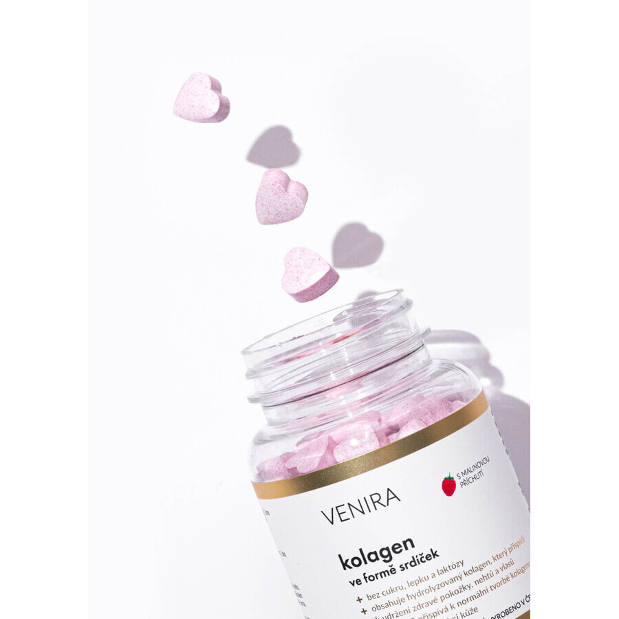 Venira Collagene sotto forma di cuore di lampone 120 compresse