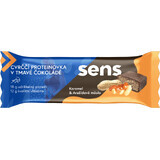 Sens Cricket Protein în ciocolată neagră - Caramel și unt de arahide 60 g