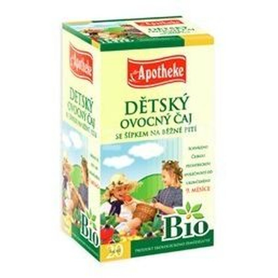 Apotheke Bio Selection children's fruit tea with rosehips 20 x 2 g