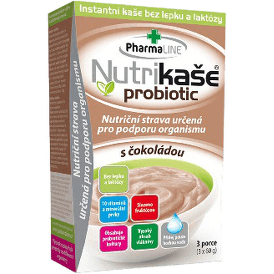 Probiotische voedingsmix met chocolade, 3 x 60 g