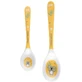 Canpol baby's Melamine lepeltjes Exotische dieren geel 2 stuks