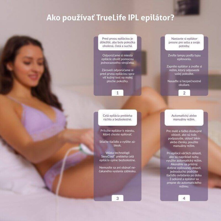 Depiladora TrueLife BELLE IPL E3