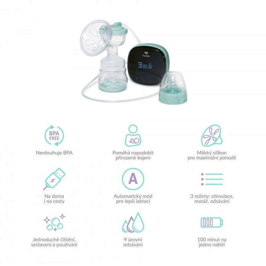TrueLife Nutrio BP Elektrische Milchpumpe